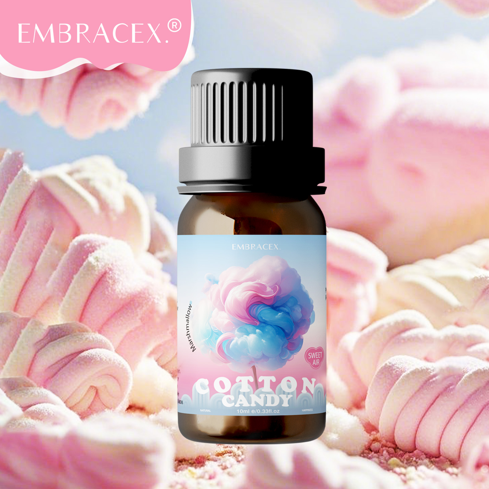 Fragrance Oil 10Ml - 10ml Minyak Wangi Marshmallow/Cotton Candy Manis