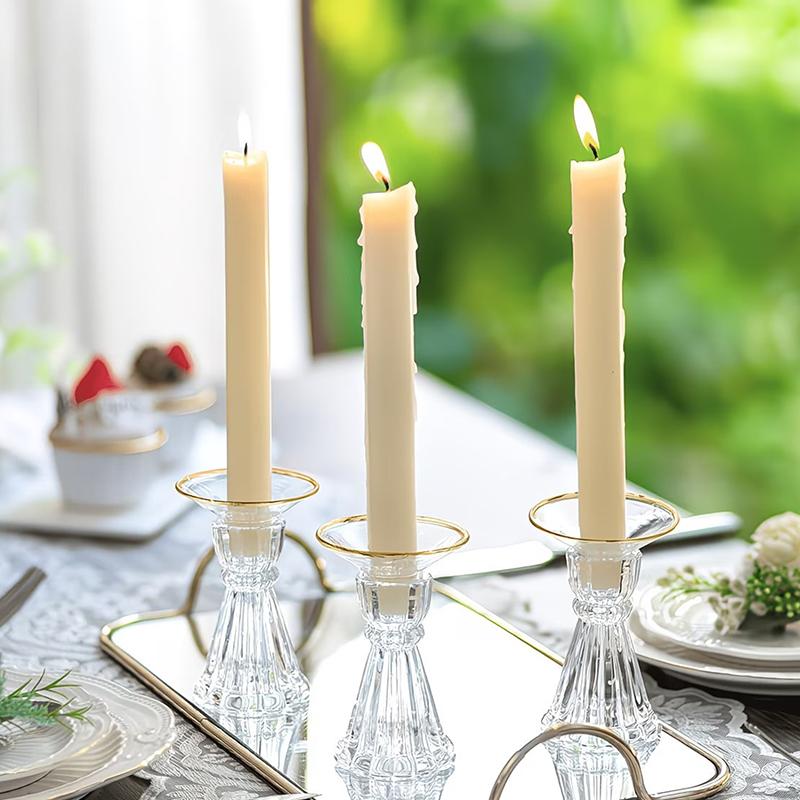 Candle Glass Supplies - Penjualan Panas 3Pcs Tempat Lilin Kaca