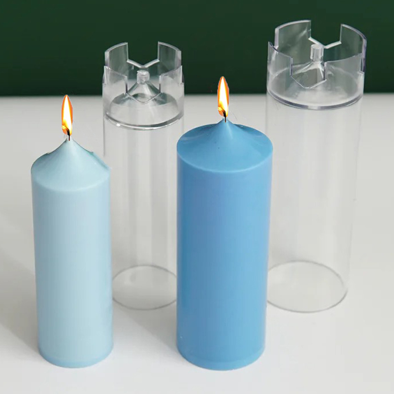 Candle Supplies Kit - Cetakan lilin silinder kerucut 3D DIY