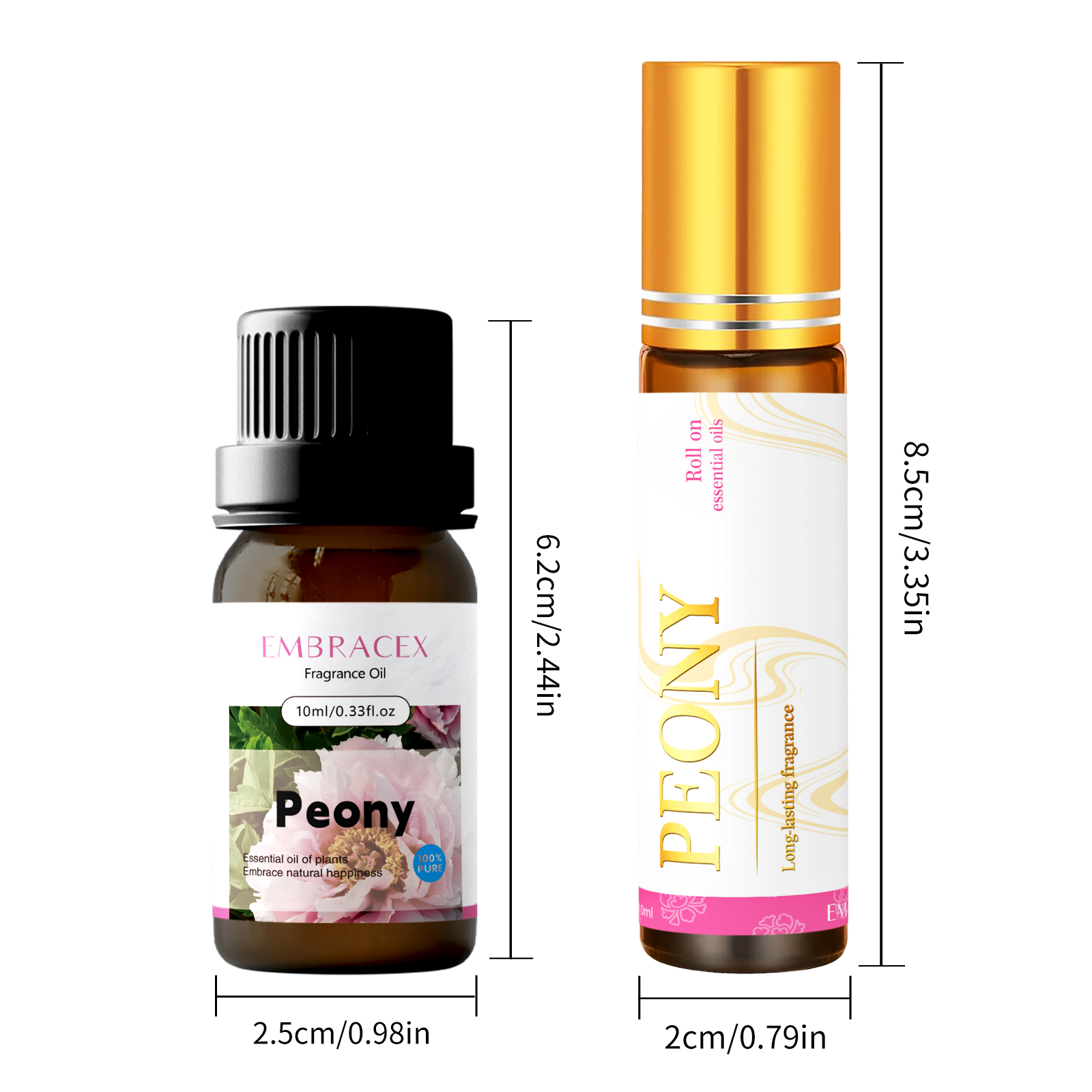 2PC/1PC 10ml Minyak Wangi Peon - Fragrance Oil 10Ml ulasan dan harga