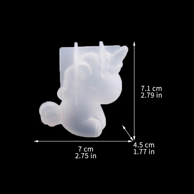 3D silikon geometris Unicorn k - Candle Making Supplies For Beginners ulasan dan harga
