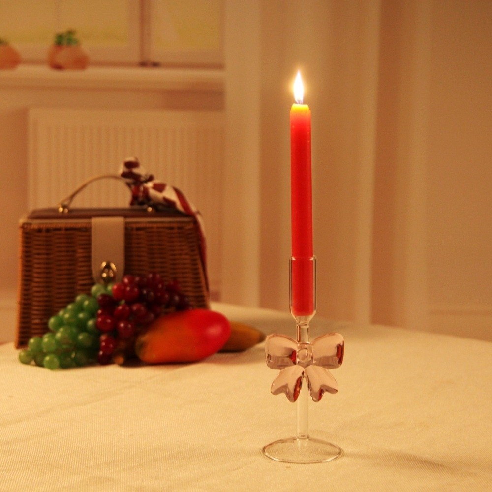 Tempat Lilin Kaca Tinggi Clear - Candle Glass Supplies ulasan dan harga