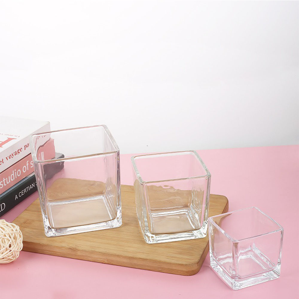 Geometris persegi lilin dupa m - Candle Glass Supplies ulasan dan harga
